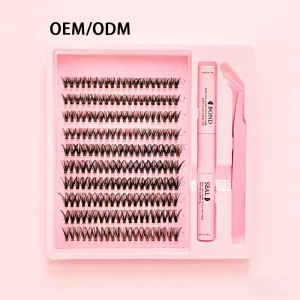 Natural Curve Reusable Self adhesive Mink 3D Multi Layered Extension Eyelash to Enhance Eye Beauty