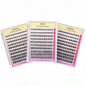 Natural DIY Cluster Lashes Segmented Individual Eyelash Clusters Soft Application Lash Extensions Custom Label Factory