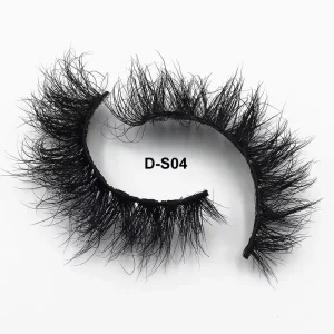 Natural Eyelashes 3D Real Mink Volume Short Mink Lashes Messy Fluffy Strip Lash Vendor Bulk