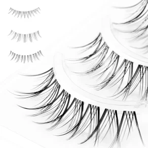 Natural Eyelashes 8-15 mm Korean PBT Fiber C D Curl Lightness Soft Support