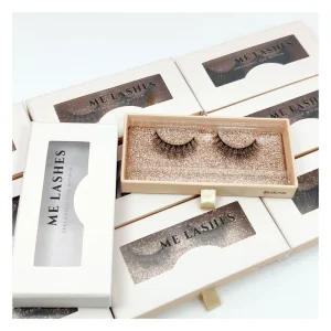 Natural Eyelashes Cruelty Free False Lashes Custom Packaging Magnetic Eyelashes