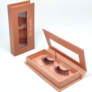 Natural Eyelashes Vendor Custom Packaging Box Full Strip Eyelashes False Lashes