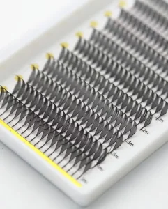 Natural False Eyelashes Anime Tower Shaped Spike Lashes Fans Spire Pre Made 0.07mm Comics Lash Extensions