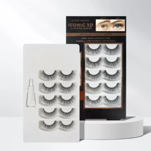 Natural False Eyelashes Other Mink Eyelash Supplies Strip Strips of Pair 5 3d Lashes Natural False Eyelashes