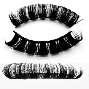 Natural False for 3D Wispy D for Russian Strip Thick Full Eyelash Strips Cluster Cruelty-Free Reusable