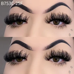 Natural Faux Mink 3D Multi Layered Cruelty Free Reusable Eyelash Strips Thin Full Strip Lashes