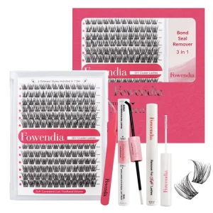 Natural Faux Mink DIY Lash Extension Segment Set DIY False Eyelash Extensions Individual Lashes Cluster Set