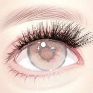 Natural Faux Mink Eyelash Strips fox Cat Eye Lashes Full Strip Lashes Fake Natural Eyelashes