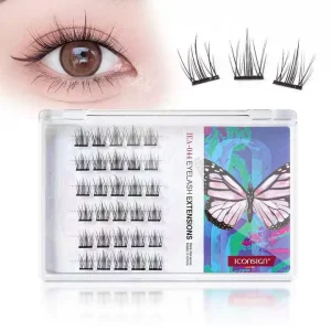 Natural Faux Mink False Eyelashes Private Label Fox Eye Full Strip Eyelashes Strip DIY Vegan Fake Lash Extensions