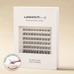 Natural Fluffy DIY Pre Glued Cluster Lashes Self Adhesive Eyelash Extensions Press on Lashes Clusters High Quality Eyelashes