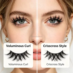 Natural Full Strip Eyelashes 3d Volume Short False Lashes Messy Fluffy Strip Vendor Bulk Lash