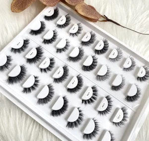 Natural Full Strip Eyelashes Dramatic Style Synthetic Lashes 3d 12mm 15mm Faux Mink Lashes