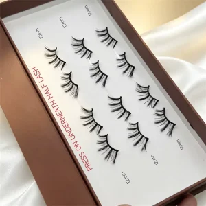 Natural Half Lashes Self Adhesive Half Eyelashes Lightweight Natural Corner Half Lash Strips