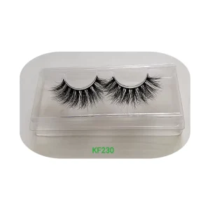 Natural Lashes Full Strip Eyelashes 12mm Fluffy Eyelashes Faux Mink Synthetic Fiber Eyelashes