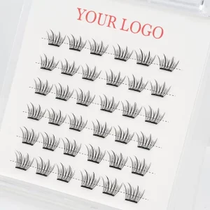 Natural Length Super Thin Band Self Adhesive DIY Lashes Synthetic Hair Manga Anime Looks Cruelty Free No Glue Needed