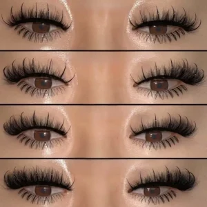 Natural Long 3D Lash Strips With Spikes Custom Logo for Full Strip Eyelashes That Look Like Extensions 100 Real Mink Lashes