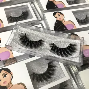 Natural Long Vegan Mink Lashes Faux Cil 12-25mm 3D 5D Faux Mink Eyelash Vendor