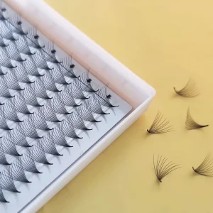 Natural Long for Wispy Faux Mink Soft Full Strip Eyelashes 15mm Plastic Cotton Band Eyelash Tray 1