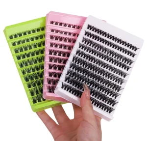 Natural Look DIY Lash Extensions Cluster Eyelashes Wispy Light Volume Lower Lash Segmented Strip Individual Makeup 40P Set