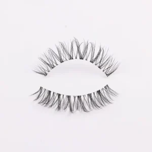 Natural Look Private Label Lashes Clear Band & Cruelty Free Strip Lashes Vegan Eye Lashes High Quality