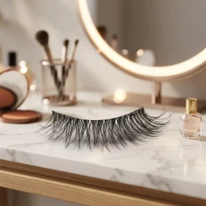 Natural Look Reusable Full Strip False Eyelashes 3D Soft Faux Mink Soft Lashes Set Easy Wear for Asian Daily Party