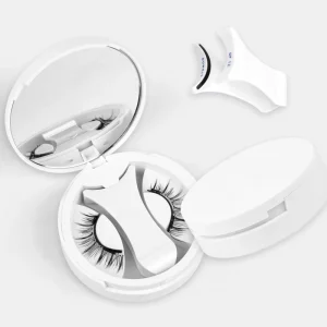 Natural Look Reusable Magnetic Eyelashes Kit Full Strip Eyelashes with Applicator No Glue Needed