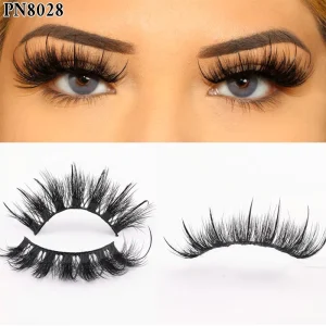 Natural Looking Wispy False Eyelashes Spikes Lashes Wet Set Classic Extension Full Strip Cat Eye Faux Mink Lashes