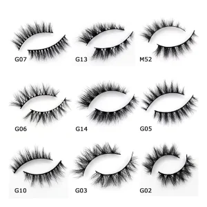Natural Mink Eyelashes Makeup Lashes Short 3D Mink Eyelashes Cilios Handmade Full Strip Lashes