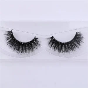 Natural Mink Eyelashes Vendor 100% Real Mink Lashes Private Label Mink Eyelashes and Packaging