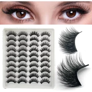 Natural Nude Makeup Strip False Eyelashes Lightweight Comfortable Reusable Soft Daily Eye Lashes