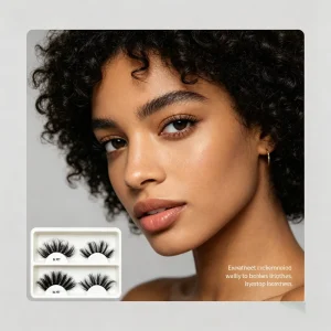 Natural Pre Glue Wispy Semi Handmade DIY Soft Beginners Anime Lashes