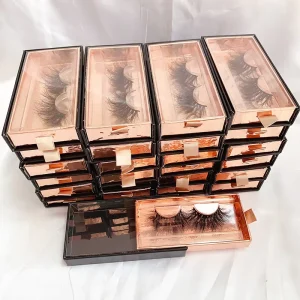 Natural Real 3d 5d Lash Siberian Mink Lashes 25mm Mink Bulk Full Strip Fake Eyelash Vendor 5 Stars