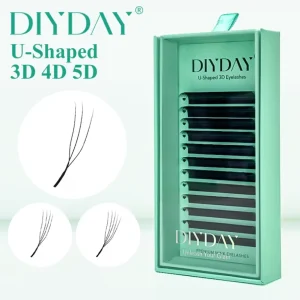 Natural Simulation Mother of Pearl Style False Eyelashes Segment Single Cluster Eyelashes Beginner Friendly No Makeup Style