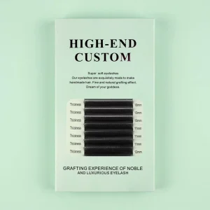 Natural Soft Light 3D Clover W Shape Volume Individual False Eyelashes Private Label W Lash Extension