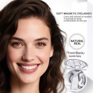 Natural Soft Lightweight Magnets Lash with Clip Eyelashes Soft Magnetic Lash