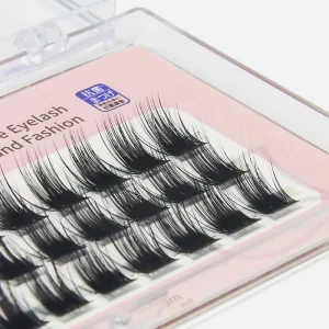 Natural Soft Single Cluster Eyelashes Thick Grafted Synthetic Hair Eyelash Extension Handmade DIY Cluster Lashes