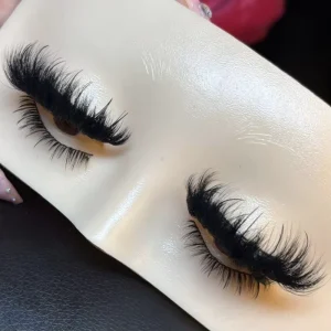Natural Spike Eyelashes Vendor Private Label Strip Lashes Look Like Eyelash Extension Handmade Top and Bottom Lashes