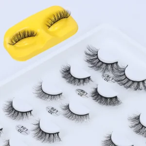 Natural Style Baby Wave Eyelashes in Curly Skirt 3D Faux Mink Noodle Style Wool Roll Lash