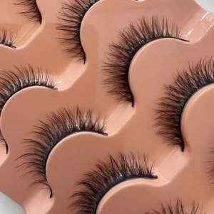 Natural Style Full Strip Eyelashes 8mm C Curl Vendors’ Offer