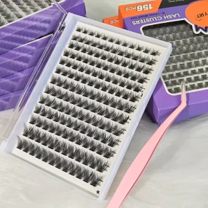 Natural Style Segmented 8-16mm Mixed Individual Eyelash Cluster Extension Kit