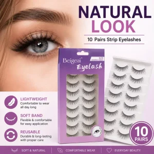 Natural Style Strips Lashes Soft Natural Look and Quick Factory Delivery