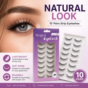 Natural Style Strips Lashes Soft Natural Look and Quick Factory Delivery
