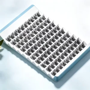 Natural Ultra Soft Individual Segmented Lashes 8 14mm Mixed Size 5D 7D Premade Fan DIY Eyelash Extension Cluster Eyelashes