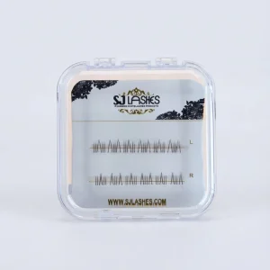 Natural Under Eye Lash Clusters Soft Wispy Bottom Lashes Invisible Band Lash Clusters