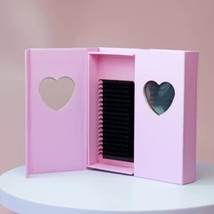 Natural Wispy Easy Fan False Eyelashes PBT Fiber Mixed Length 8 15mm Thickness 0.05mm CC LC DD Curl