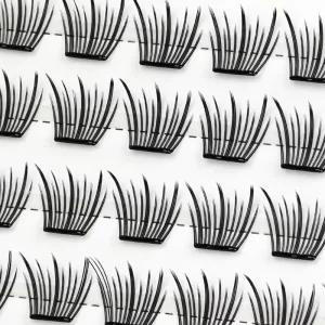 New 3D Printing Technology DIY Cluster Lashes No Glue Needed Press On Lashes Spire Lash Manga Anime Styles