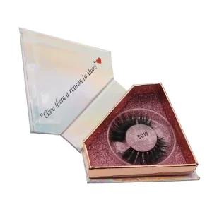 New 3d mink false private label cruelty free eyelashes with custom eyelash box