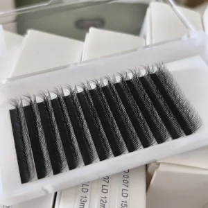 New 5D Multilayer Cashmere Eyelash Extensions Double Layer 0.07 LB LC LD for Fluffy Lashes Natural Puffiness