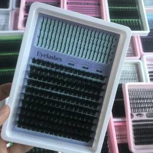 New 8 16mm 50D 80D Cluster Lashes 3D Thin Band DIY Kit with Spike Eyelash Clusters