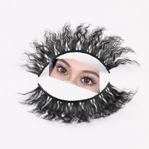 New Arrival Baby Wavy Lashes Wool Roll Curled False Eyelashes Private Label Natural Eyelash Strips Mink 8D for